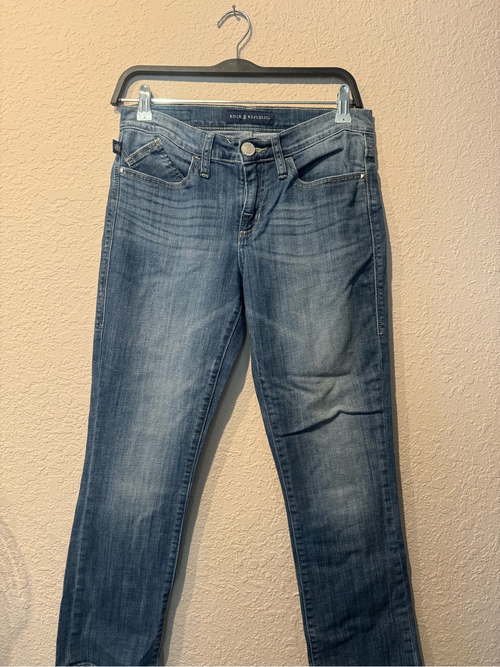 Rock & Republic Women's Medium Blue Skinny Jeans